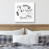 Oh Taste and See Canvas装飾プリント キャンバスプリント (インサイチュ (寝室))