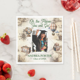 Oh, The Places You Will Go Graduation Party スタンダードランチョンナプキン