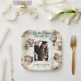 Oh, The Places You Will Go Graduation Party ペーパープレート