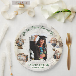 Oh, The Places You Will Go Graduation Party ペーパープレート