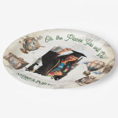 Oh, The Places You Will Go Graduation Party ペーパープレート (アングル)