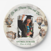 Oh, The Places You Will Go Graduation Party ペーパープレート (正面)