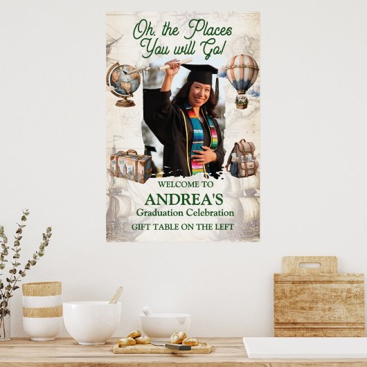 Oh, The Places You Will Go Graduation Party ポスター (キッチン)