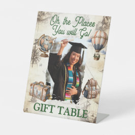 Oh, The Places You Will Go Graduation Party 台座サイン