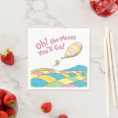 Oh! The Places You'll Go! 女の子の誕生日 スタンダードカクテルナプキン (インサイチュ)
