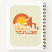 Oh, The Places You'll Go! 風景 タイポグラフィ ノートブック (裏面)