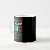 Oh This Calls For A Spreadsheet Christmas  コーヒーマグカップ (正面左)