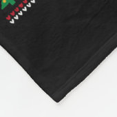 Oh This Calls For A Spreadsheet Christmas Sweater  フリースブランケット (角)