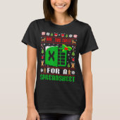 Oh This Calls For A Spreadsheet Christmas Sweater Tシャツ (正面)