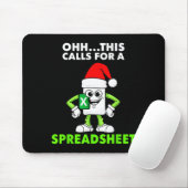 Oh This Calls For A Spreadsheet Excel Christmas Co マウスパッド (マウス)