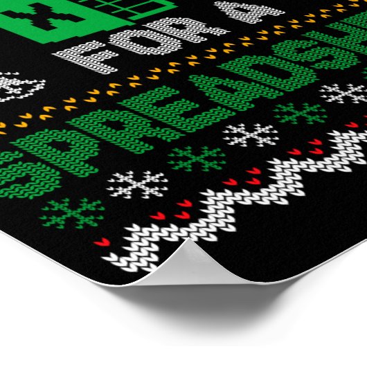 Oh This Calls For A Spreadsheet Ugly Christmas Swe ポスター (角)