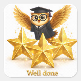 Oh well done three goal stars achievement square s スクエアシール