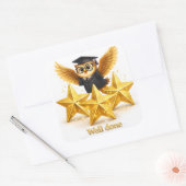 Oh well done three goal stars achievement square s スクエアシール (封筒)