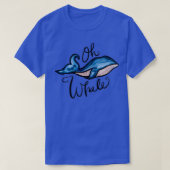 Oh Whale 73 Tシャツ (デザイン正面)
