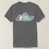 Oh whale 74 2 tシャツ (デザイン正面)