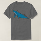 Oh Whale Happy Whale 1 Tシャツ (デザイン正面)