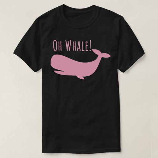 Oh Whale Tシャツ海おもしろいクリーチャーOrca海Oh Tシャツ (デザイン正面)