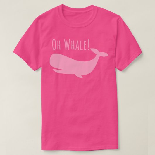 Oh Whale Tシャツ海おもしろいクリーチャーOrca海Oh Tシャツ (デザイン正面)