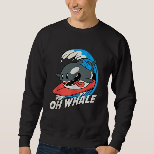 Oh Whale Tank Top スウェットシャツ (正面)