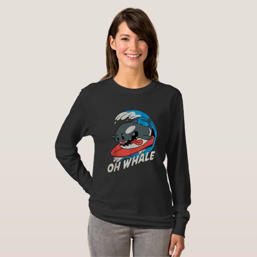 Oh Whale Tank Top Tシャツ (正面フル)