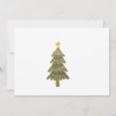 Oh Whatおもしろいクリスマスバースデーパーティー写真 招待状 (裏面)