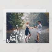 Oh Whatおもしろいクリスマスホリデーフォトカード シーズンカード (正面)