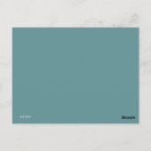 Oh Whatおもしろいクリスマスホリデー写真パーソナライズされた ポストカード (裏面)