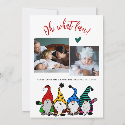 Oh Whatおもしろいクリスマス格言2写真 シーズンカード (正面)