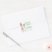 Oh Whatおもしろいシール スクエアシール (封筒)