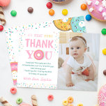 Oh Whatおもしろいスイートドーナツ誕生日パーティー写真 サンキューカード<br><div class="desc">Oh Whatおもしろいスイートドーナツ誕生日パーティー写真サンキューカード</div>