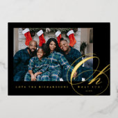 Oh Whatおもしろいスクリプト 箔シーズンカード (正面)