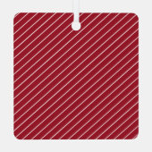 Oh Whatおもしろいハッピーホリデーズキャンディーケーン写真 メタルオーナメント (裏面)