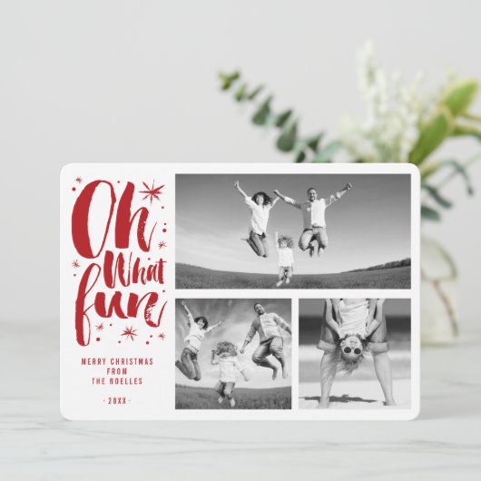 Oh WhatおもしろいブラシきらめくScript Stars 3写真 シーズンカード (スタンド正面)