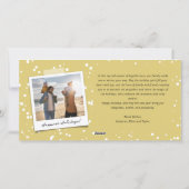 Oh Whatおもしろいブラシスクリプトきらめく星おもしろい写真 シーズンカード (裏面)