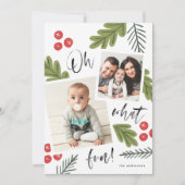 Oh Whatおもしろいベリースナップショット数々の – 写真 シーズンカード (正面)