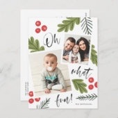 Oh Whatおもしろいベリースナップショット数々の – 写真 シーズンポストカード (正面/裏面)