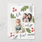 Oh Whatおもしろいベリースナップショット数々の – 写真 案内状 (正面)