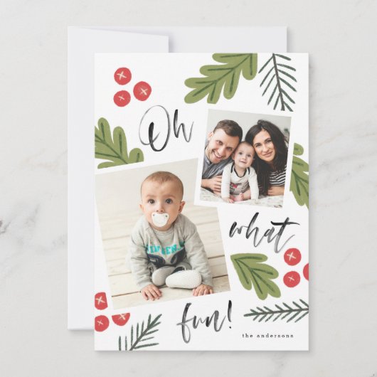 Oh Whatおもしろいベリースナップショット数々の – 写真 案内状 (正面)