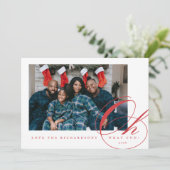 Oh Whatおもしろいホリデーフォトカード シーズンカード (スタンド正面)