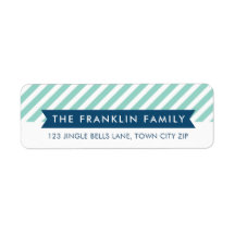 OH WHATおもしろいミントストライプシンプル休日モダン