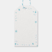 OH WHATおもしろいモダンカラフルタイポグラフィ ギフトタグ (裏面)