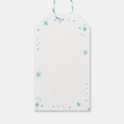 OH WHATおもしろいモダンカラフルタイポグラフィ ギフトタグ (裏面)