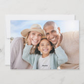 OH WHATおもしろい数々のカラフルモダンタイポグラフィ シーズンカード (裏面)