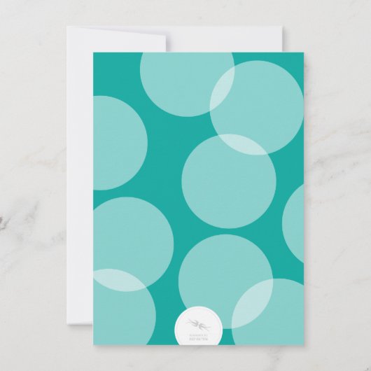 Oh Whatおもしろい紙吹雪子供の誕生日パーティー招待状 招待状 (裏面)