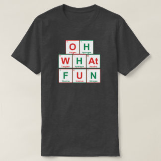 Oh Whatおもしろい – 周期表おもしろい Tシャツ