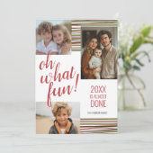 Oh Whatおもしろい- 20XXはほぼ完了 – 赤3枚の写真 シーズンカード (スタンド正面)