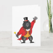 Oh what a circus! gorilla ringmaster card カード (正面)