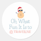 Oh What Fun ラウンドシール (正面)