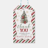 Oh What Fun Birthday Favor Tag ギフトタグ (正面)