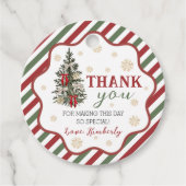 Oh What Fun Birthday Favor Tag フェイバータグ (正面)